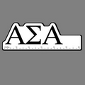 6" RULER W/ Alpha Sigma Alpha